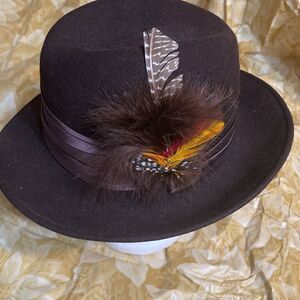 Geo w Bollman doeskin wool hat